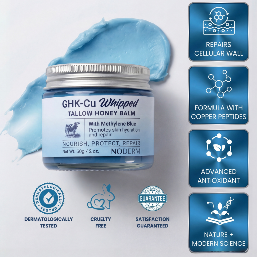 100% Organic Grass-Fed Beef Tallow — Noderm®